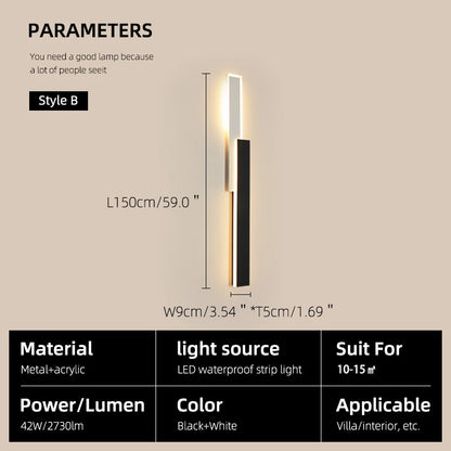 Dimmable Outdoor LED Wall Sconce for Gardens