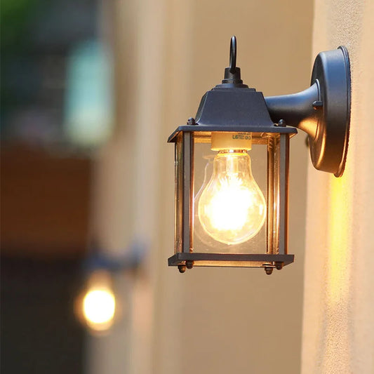 Vintage Outdoor Wall Lantern for Courtyards and Balconies