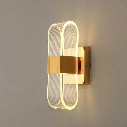 Nordic LED Wall Lamp Modern Bedroom Living Room Sconce