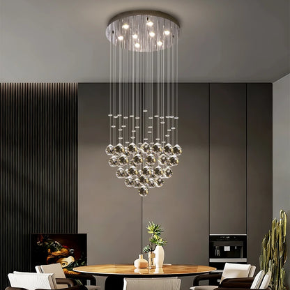 Crystal Pendant Ceiling Light Modern Kitchen Island Hanging Lamp