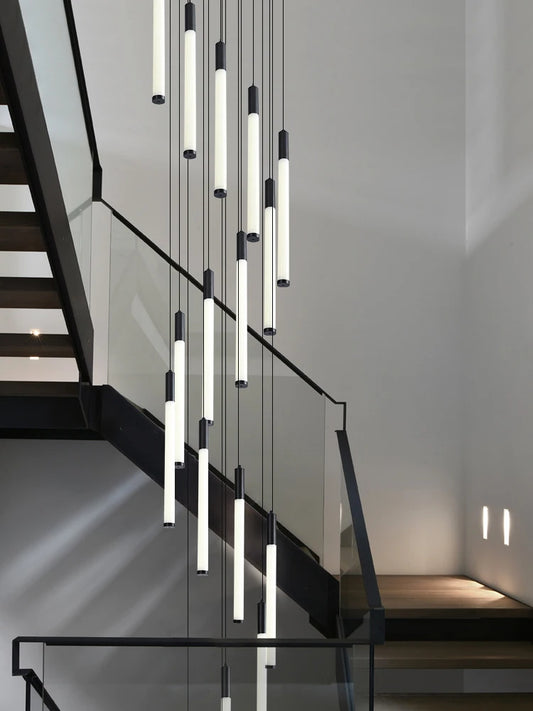 Modern Staircase Pendant Chandelier for High Ceilings