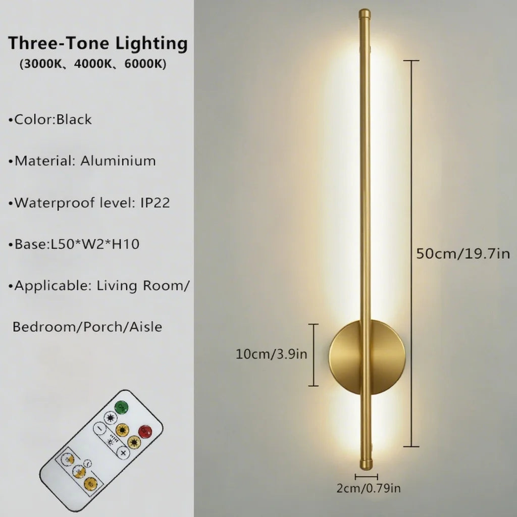 Magnetic Rechargeable LED Wall Lamp Modern Wireless Light