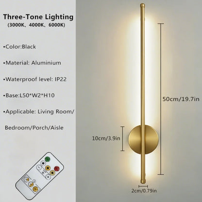 Magnetic Rechargeable LED Wall Lamp Modern Wireless Light