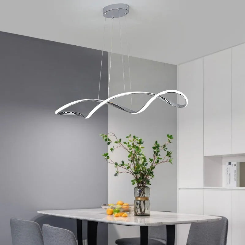 Modern LED Pendant Ceiling Dimmable Adjustable Kitchen Dining Light