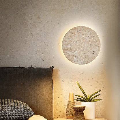 Natural Cave Stone LED Wall Sconce for Modern Homes