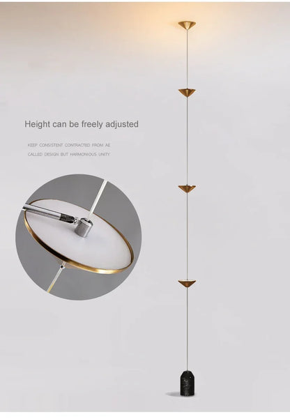 Luxury Minimalist Floor Lamp – Modern Black Ambient Lighting for Living Room
