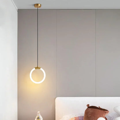 Minimalist Pendant Lamp Nordic Bedroom Bedside Hanging Light