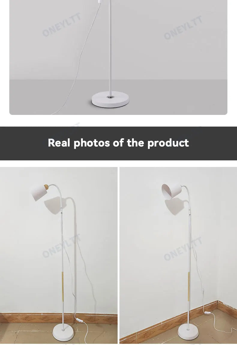 Adjustable LED Floor Lamp – Minimalist Iron Standing Reading Light