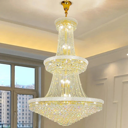 Luxury Crystal Chandelier for Villas and Staircases