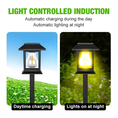 Solar LED Lawn Light for Garden Pathways