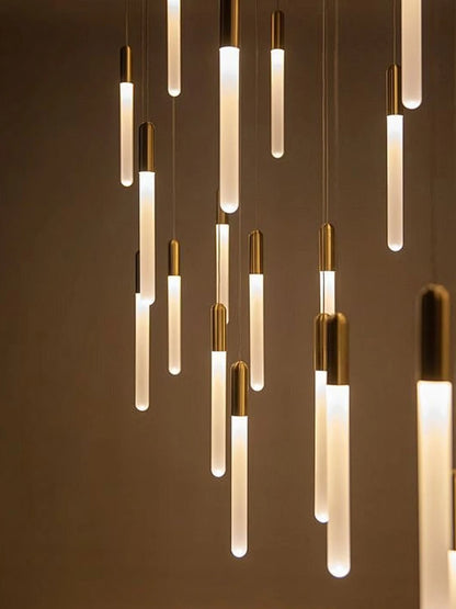 Modern Cylindrical LED Pendant Light for Dining Rooms