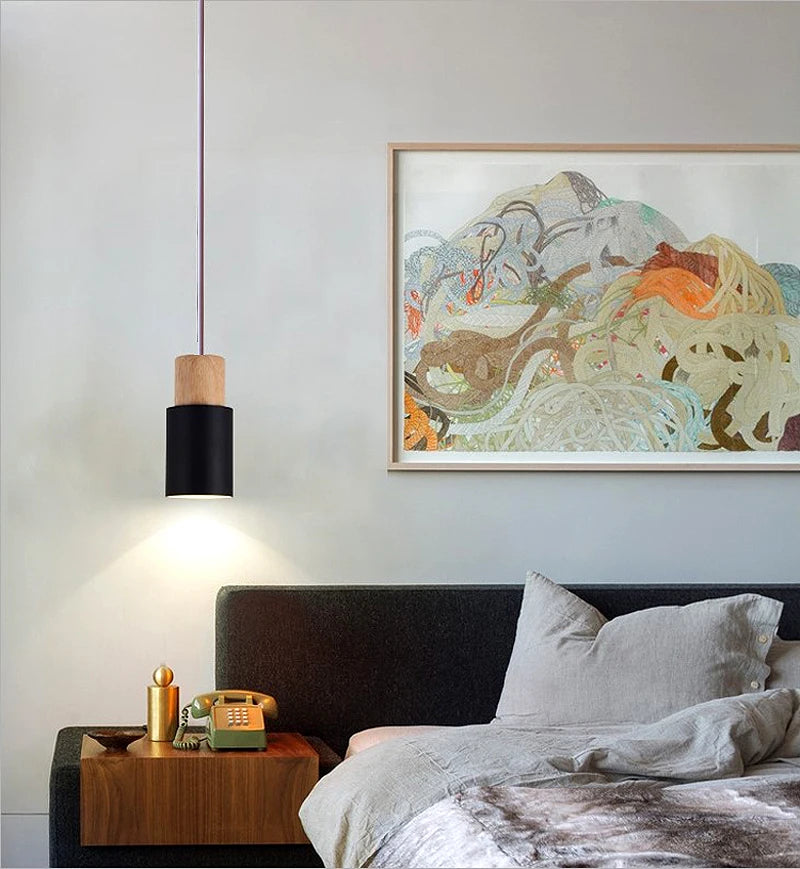 Minimalist Nordic Pendant Lamp Small Bedroom Bedside Chandelier