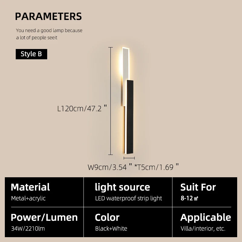 Dimmable Outdoor LED Wall Sconce for Gardens