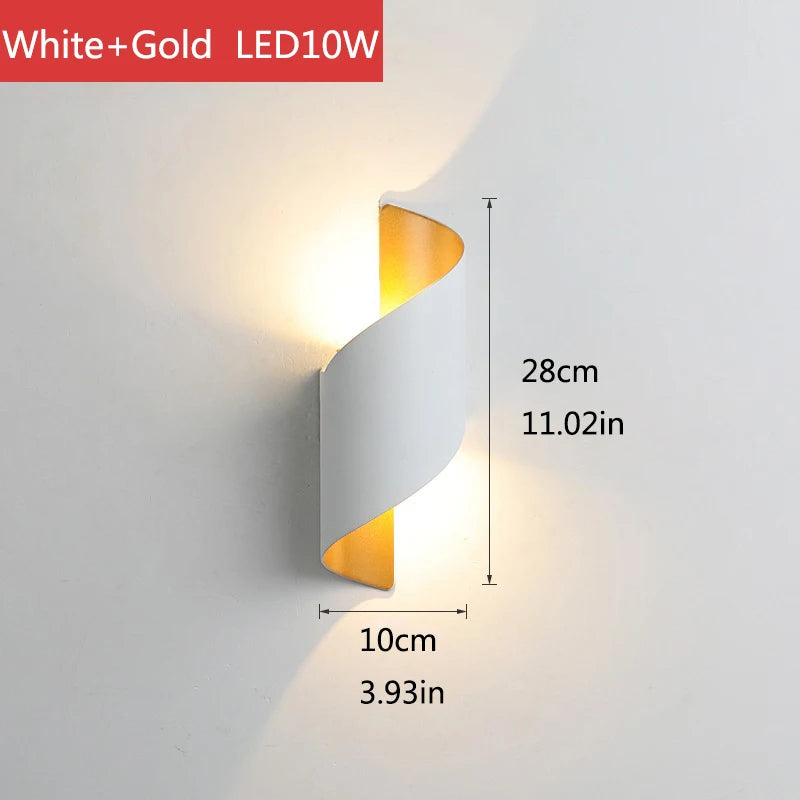 Modern Up and Down LED Wall Light for Outdoors