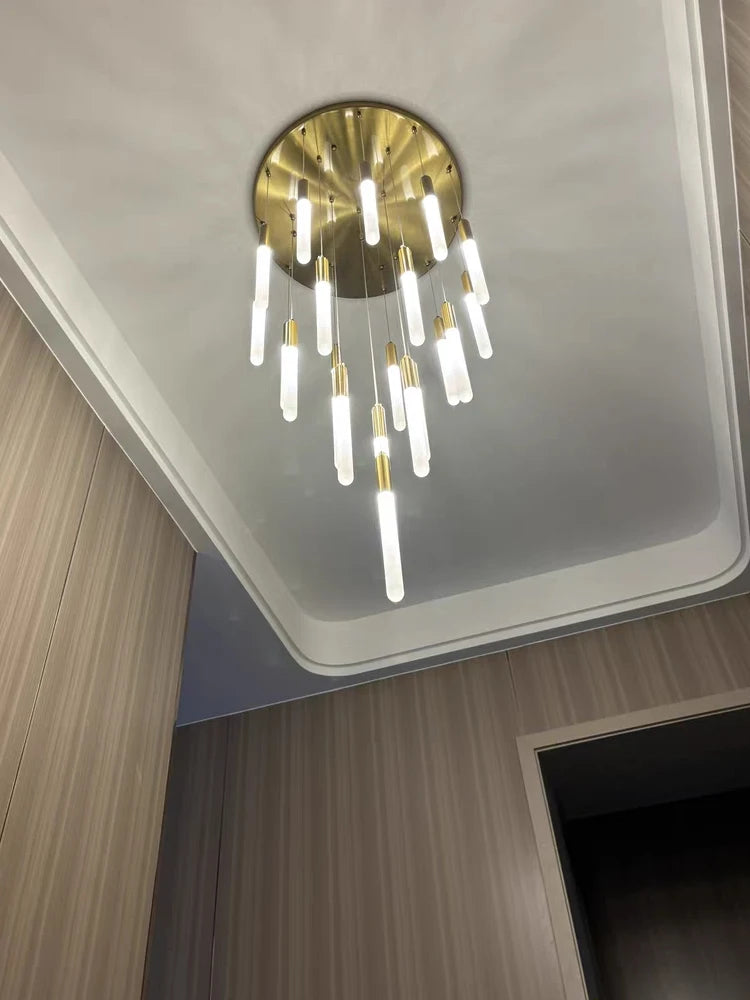 Modern Cylindrical LED Pendant Light for Dining Rooms
