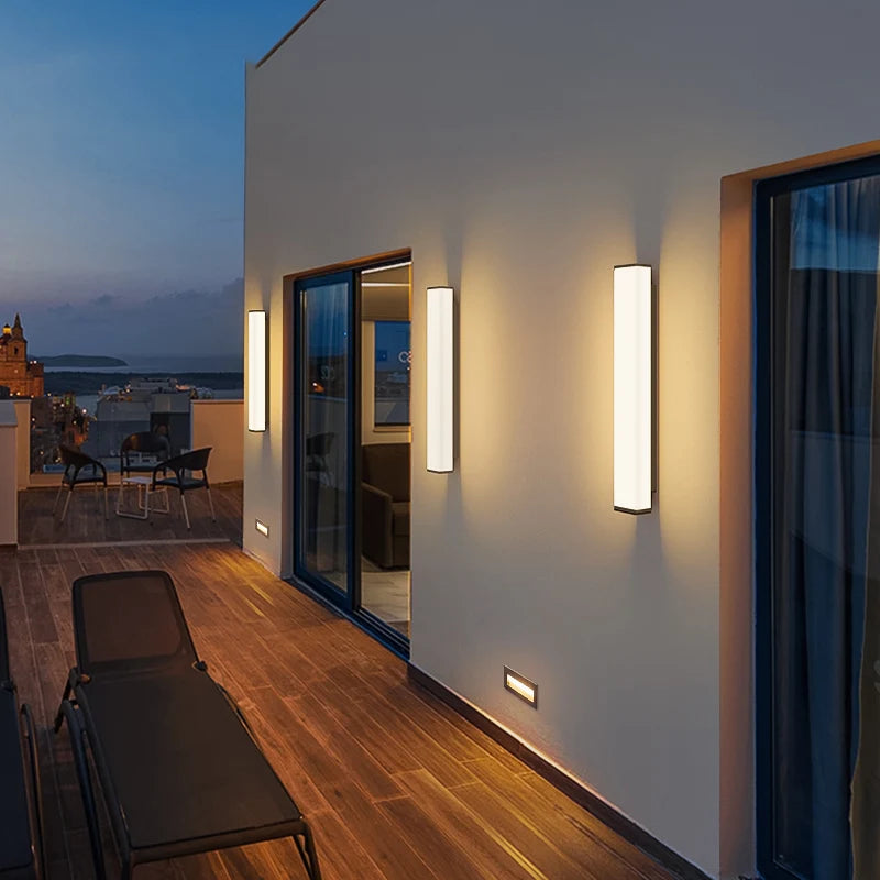 Modern Stainless Steel Outdoor LED Wall Light