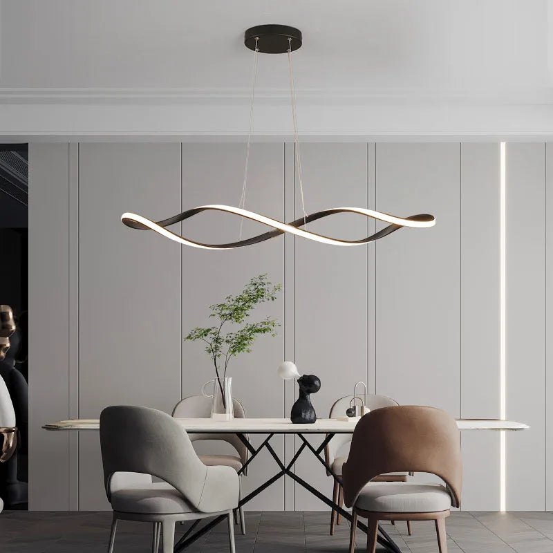 Modern LED Pendant Ceiling Dimmable Adjustable Kitchen Dining Light