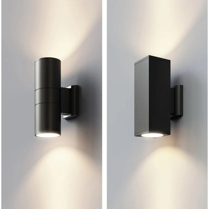 Modern Up and Down Outdoor Wall Light