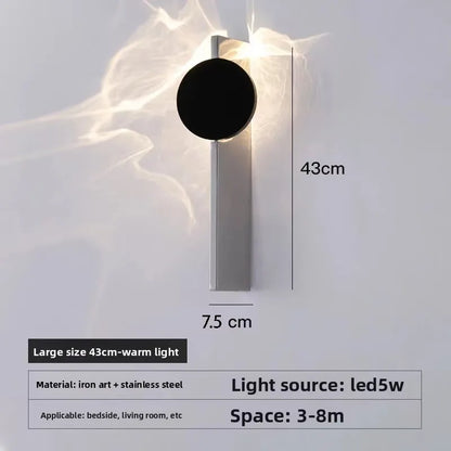 Modern Corrugated LED Wall Lamp for Ambient Lighting