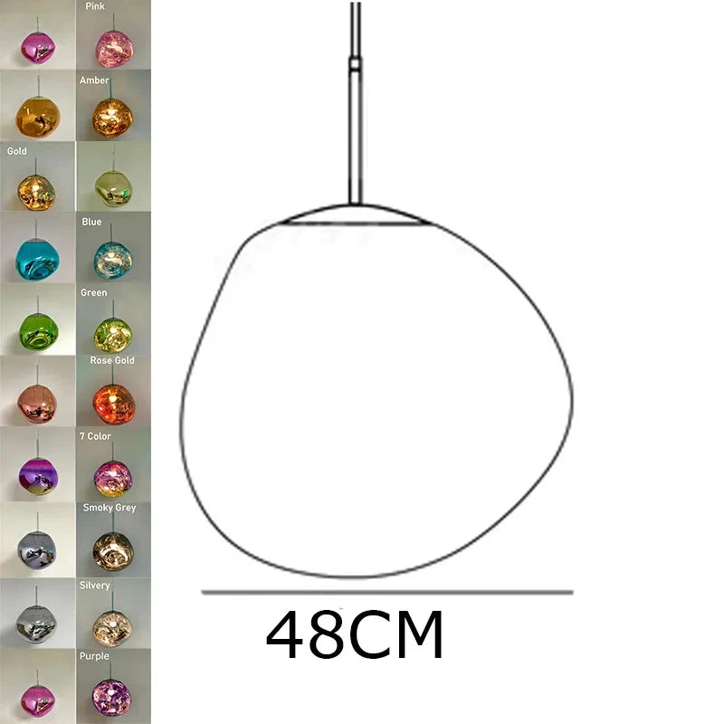 Nordic Lava LED Pendant Kitchen and Living Room Ceiling Lamp