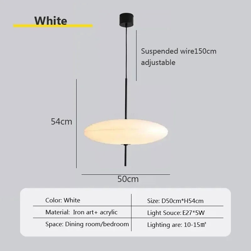 Nordic Flying Saucer Pendant Light Modern LED Ceiling Lamp