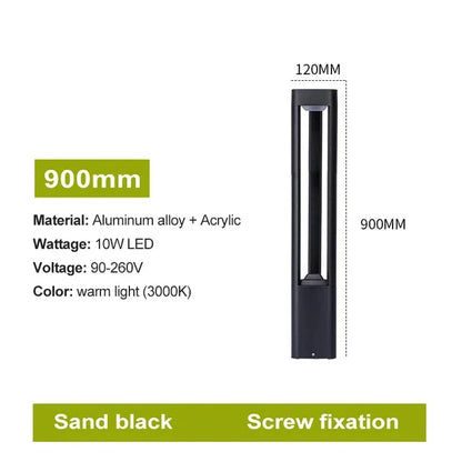 Modern LED Landscape Bollard Light for Garden Paths
