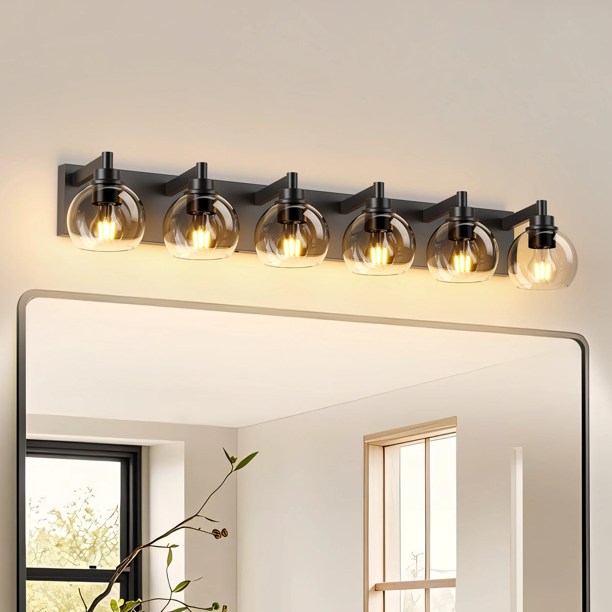 Modern Globe Vanity Light for Bathroom Mirrors