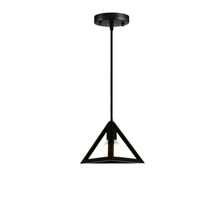 Vintage Iron Pendant Lamp Retro Restaurant Ceiling Light